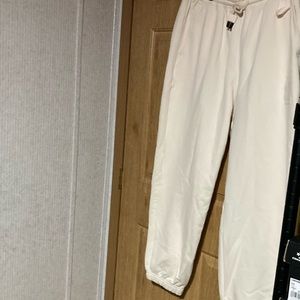 Men’s Adidas sweatpants. Cream. Size large.